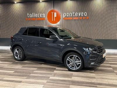 Usado VW T-Roc R-line 150 CV (110 kW) 2022 Gris SUV