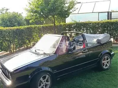Usado VW Golf Cabriolet 112 CV (82 kW) 1990 Negro Descapotable