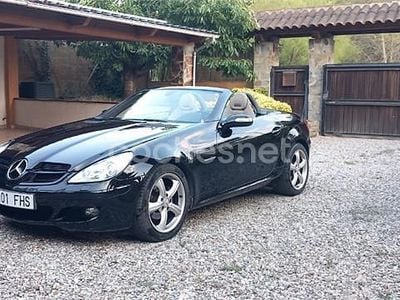 Usado Mercedes SLK200 163 CV (119 kW) 2006 Negro Descapotable