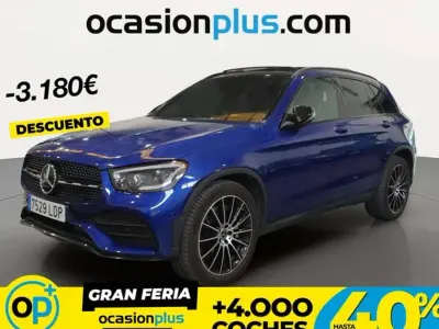 Usado Mercedes GLC200 AMG 197 CV (144 kW) 2019 Azul SUV