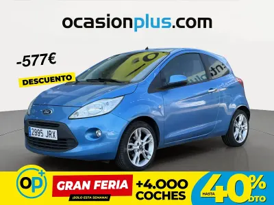 Usado Ford Ka Titanium 69 CV (50 kW) 2016 Azul Utilitario