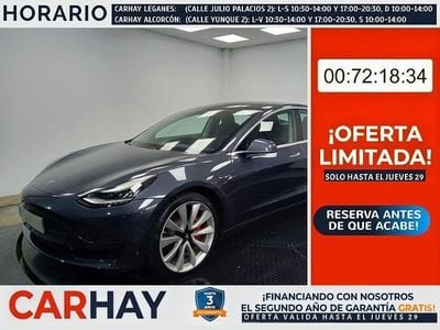 Gris Usado 2019 Tesla Model 3 Performance Berlina | 25.890 € (Buen precio)