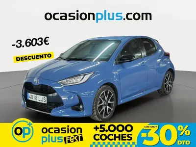 Usado Toyota Yaris Hybrid Plus 116 CV (85 kW) 2020 Azul Berlina