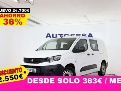 Usado Peugeot Partner S 101 CV (74 kW) 2020 Blanco Monovolumen