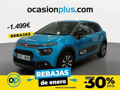 Azul Usado 2024 Citroën C3 PureTech Berlina | 12.950 € (Precio justo)