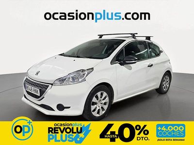 Usado Peugeot 208 Access 82 CV (60 kW) 2013 Blanco Utilitario