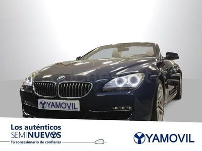 Usado BMW 640 Cabriolet M Sport 320 CV (235 kW) 2012 Azul Descapotable