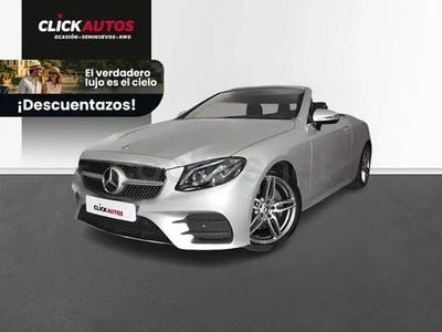 Usado Mercedes E220 194 CV (142 kW) 2019 Gris / plata Descapotable