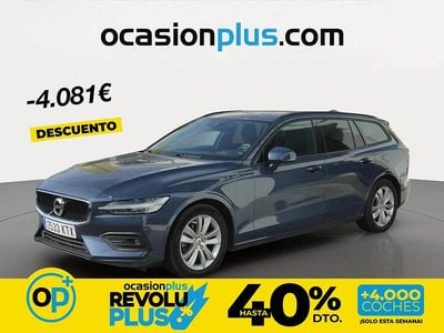 Usado Volvo V60 Momentum 190 CV (139 kW) 2019 Azul Familiar