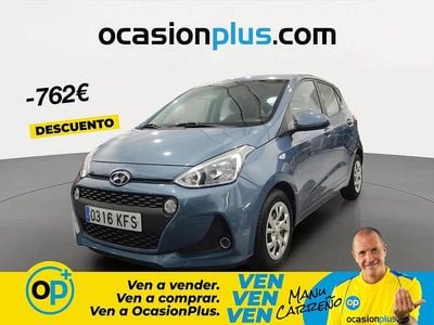 Usado Hyundai i10 66 CV (48 kW) 2017 Azul Utilitario