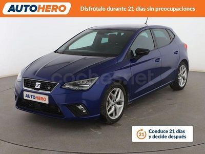 Usado Seat Ibiza FR 116 CV (85 kW) 2020 Azul Berlina