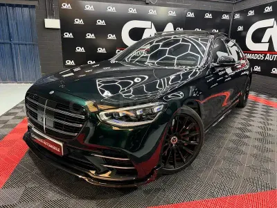 Usado Mercedes S580 510 CV (375 kW) 2022 Verde Berlina