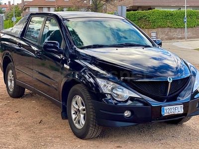 Usado Ssangyong (KGM) Actyon Limited 141 CV (103 kW) 2007 Negro Pickup/Camioneta
