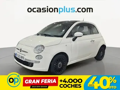 Usado Fiat 500 Lounge 95 CV (69 kW) 2013 Blanco Utilitario