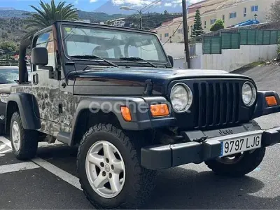 Usado Jeep Wrangler 143 CV (105 kW) 2004 Negro SUV
