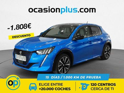 Azul Usado 2020 Peugeot e-208 GTi Utilitario | 19.890 € (Un poco caro)