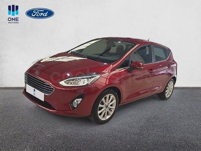 Usado Ford Fiesta Titanium 100 CV (73 kW) 2018 Granate Utilitario