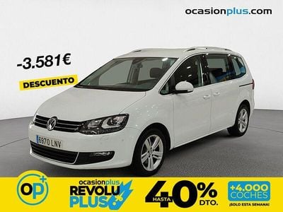 Usado VW Sharan Advance 150 CV (110 kW) 2021 Blanco Monovolumen