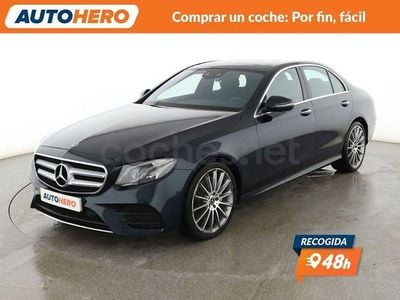 Usado Mercedes E220 AMG line 195 CV (143 kW) 2018 Verde Berlina