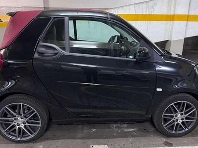 Negro Usado 2017 Smart ForTwo Cabrio Brabus Descapotable | 25.595 € (Buen precio)