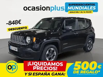 Usado Jeep Renegade Sport 110 CV (80 kW) 2018 Negro SUV