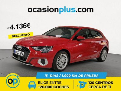 Rojo Usado 2023 Audi A3 Advanced Plus Berlina | 24.050 € (Precio justo)