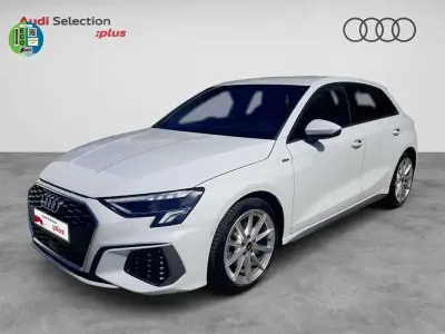 Usado Audi A3 Sportback S-Line 150 CV (110 kW) 2023 Blanco Utilitario