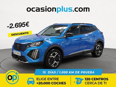 Azul Usado 2024 Peugeot 2008 Allure SUV | 18.100 € (Precio justo)