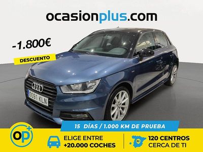 Usado Audi A1 S-Line 90 CV (66 kW) 2018 Azul