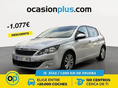 Usado Peugeot 308 Style 130 CV (95 kW) 2016 Gris