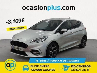 Gris Usado 2019 Ford Fiesta ST-Line Utilitario | 12.750 € (Un poco caro)