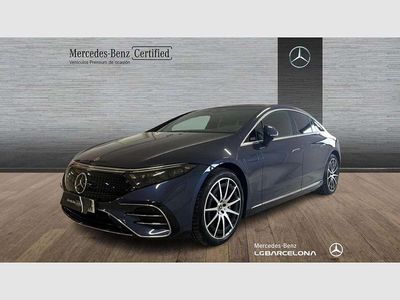 Azul Usado 2022 Mercedes EQS580 AMG line Berlina | 89.900 €