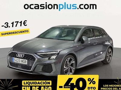 Gris Usado 2023 Audi A3 Sportback S-Line Utilitario | 31.719 € (Un poco caro)