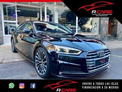 Usado Audi A5 Sportback 190 CV (139 kW) 2018 Negro Utilitario