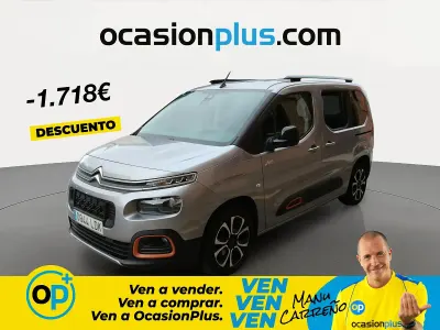 Usado Citroën Berlingo Shine 130 HP (95 kW) 2019 Cinzento Monovolume