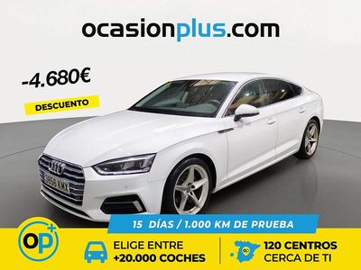 Usado Audi A5 Sport 150 CV (110 kW) 2018 Blanco Berlina