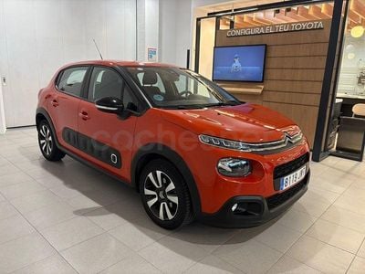 Usado Citroën C3 Feel 99 CV (72 kW) 2016 Granate Berlina