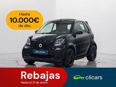 Negro Usado 2019 Smart ForTwo Electric Drive Passion Descapotable | 10.490 € (Precio justo)