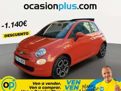 Usado Fiat 500C Club 71 CV (52 kW) 2023 Naranja Descapotable