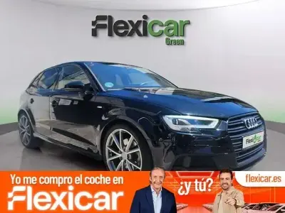 Usado Audi A3 190 CV (139 kW) 2018 Negro Berlina