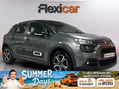 Usado Citroën C3 Feel 83 CV (61 kW) 2022 Gris Utilitario