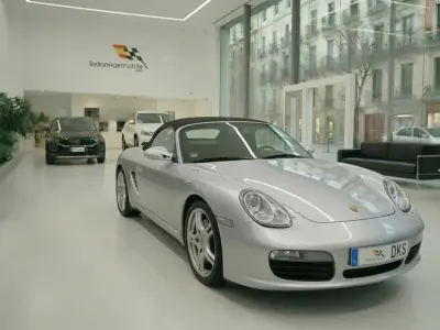 Usado Porsche Boxster 245 CV (180 kW) 2005 Gris Descapotable
