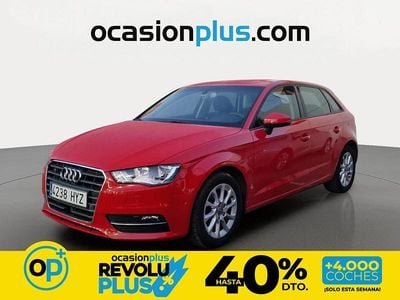 Usado Audi A3 150 CV (110 kW) 2014 Rojo