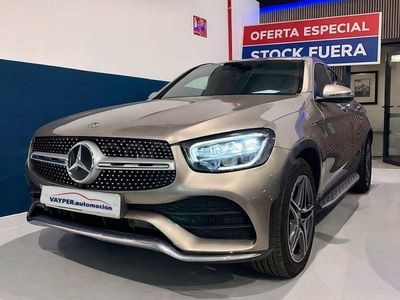 Usado Mercedes GLC220 194 CV (142 kW) 2019 Gris / plata Coupe
