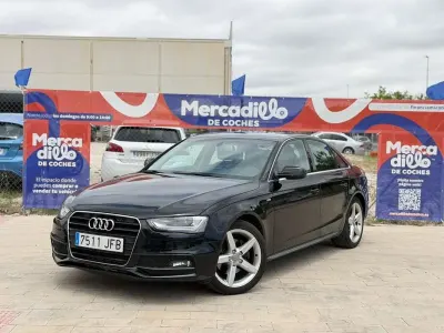 Usado Audi A4 S-Line 136 CV (100 kW) 2015 Negro Berlina