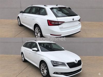 Usado Skoda Superb Style 150 CV (110 kW) 2016 Blanco Familiar