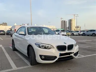 Usado BMW 218 Sport Line 150 CV (110 kW) 2018 Blanco Coupe