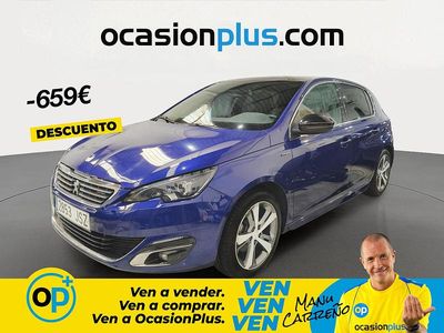 Usado Peugeot 308 GT-line 130 CV (95 kW) 2016 Azul