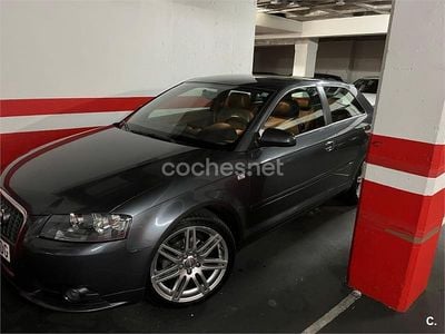 Usado Audi A3 S-Line 105 CV (77 kW) 2008 Gris / plata Berlina