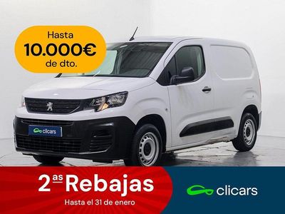 Blanco Usado 2021 Peugeot Partner S Monovolumen | 12.290 € (Precio justo)